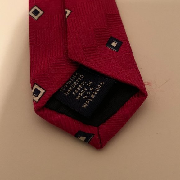 Savile Row Red Men's Neckties - Picture 6 of 7